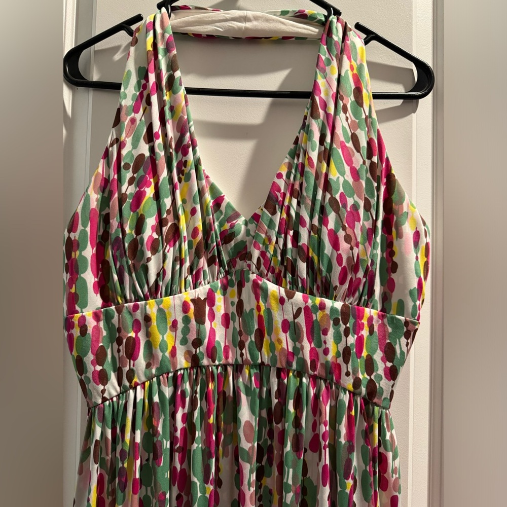 Muti colored Halter Maxi